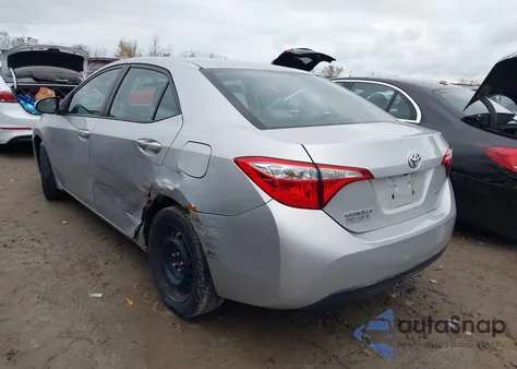 2014 Toyota Corolla Le z USA, uszkodzony, nr VIN 2T1BURHE2EC141120